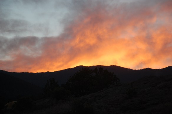 Beautiful Sunset at RMNP