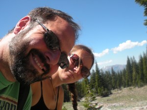 Corey and Noel on trail