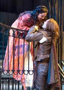 Christopher Allen (Romeo) and Laura Rook (Juliet) Photo by Michael Brosilow 