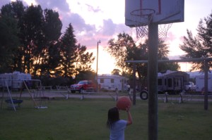 At one point Henna made 4 baskets in a row!