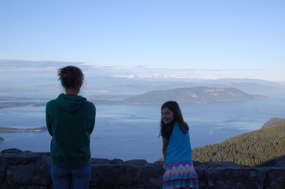 View from fire tower at Moran State Park