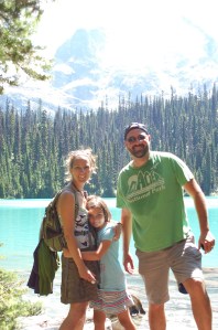 Us trying to look like it was an easy hike!