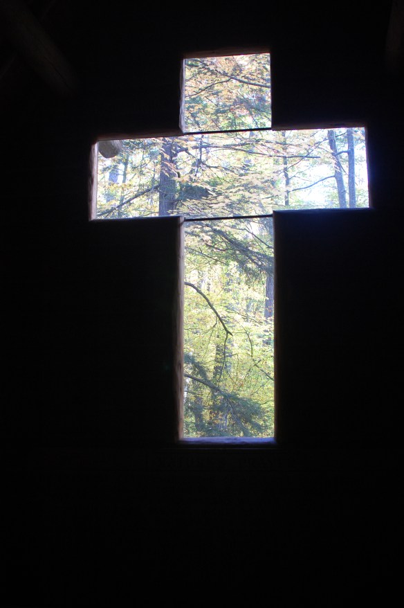 From inside the Chapel