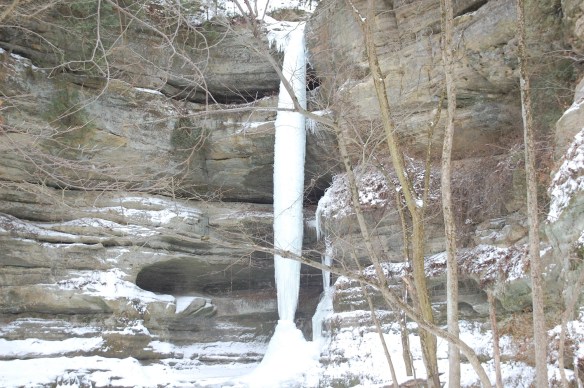 Frozen waterfall at Wildcat Canyon