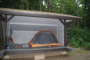 Our digs at Smuggler's Notch State Park