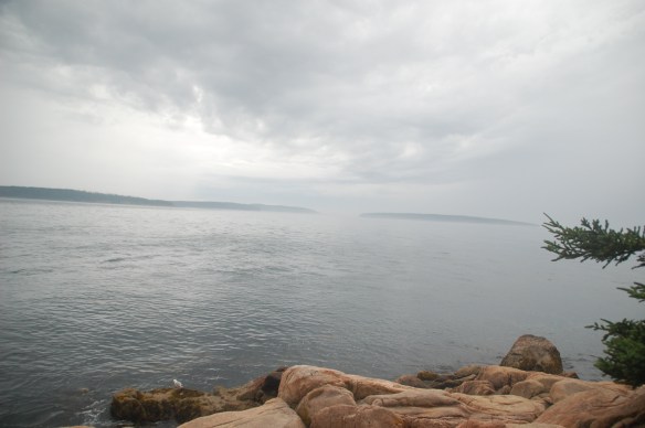 At Acadia NP Lighthouse near Seawall