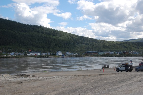 Dawson across the water