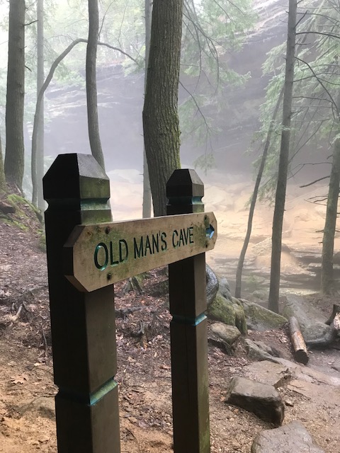 Sign at Hocking Hills State Park