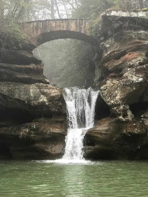 Waterfall at Hocking Hills State Park